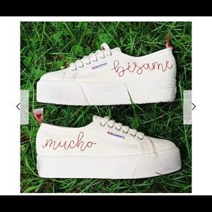 Superga x Chicas Latinas platform sneakers